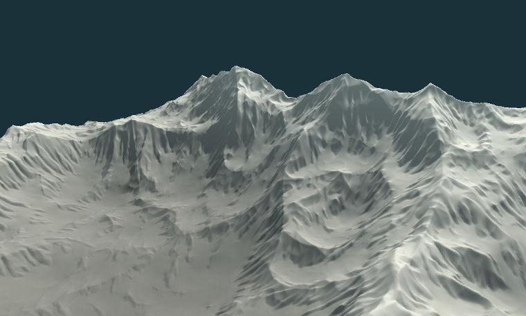 Thermal erosion in Instant Terra