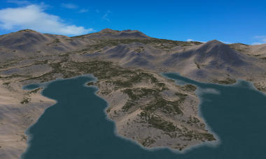 Add water planes to your terrain