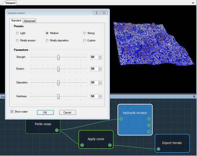 _Hydraulic erosion parameters